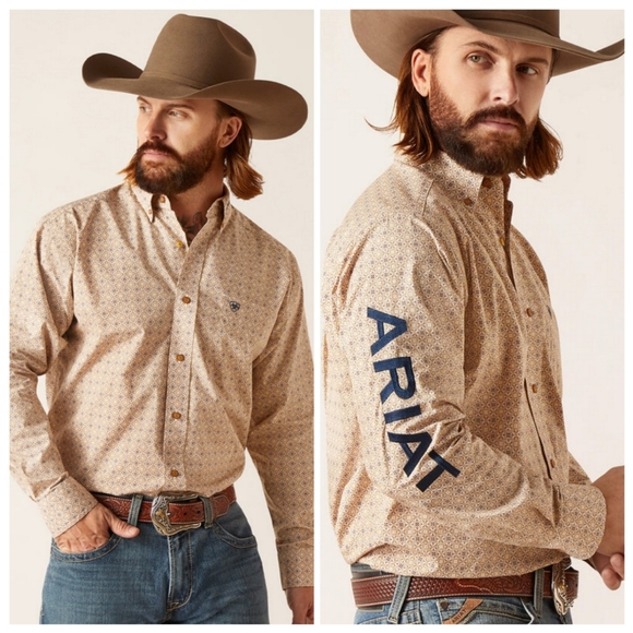 🆕️ Ariat Team Conrad Classic Fit Western Shirt Size XL Cowboy Button Down